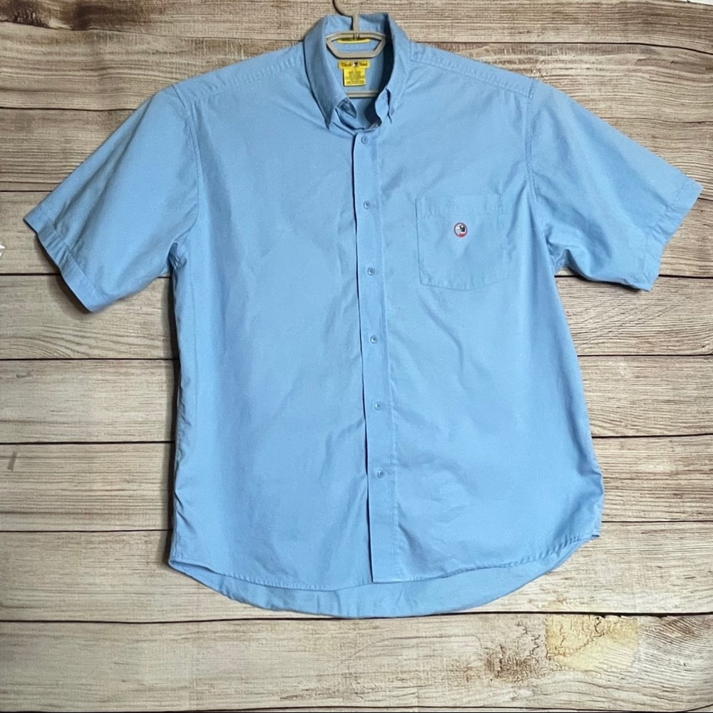 Duck Head Button Down Short sleeve shirt, Size: L
